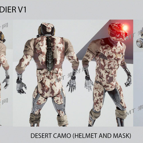 UE5虚幻5次世代科幻机器人战士