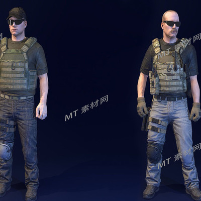 UE5次世代写实模块化军事人物