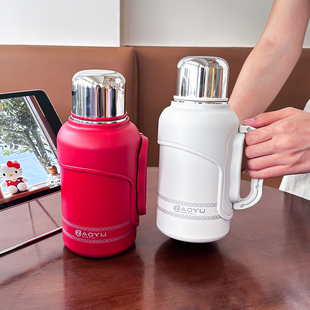 大容量保温杯1200ml居家旅行便携水壶316不锈钢办公室泡茶热水瓶