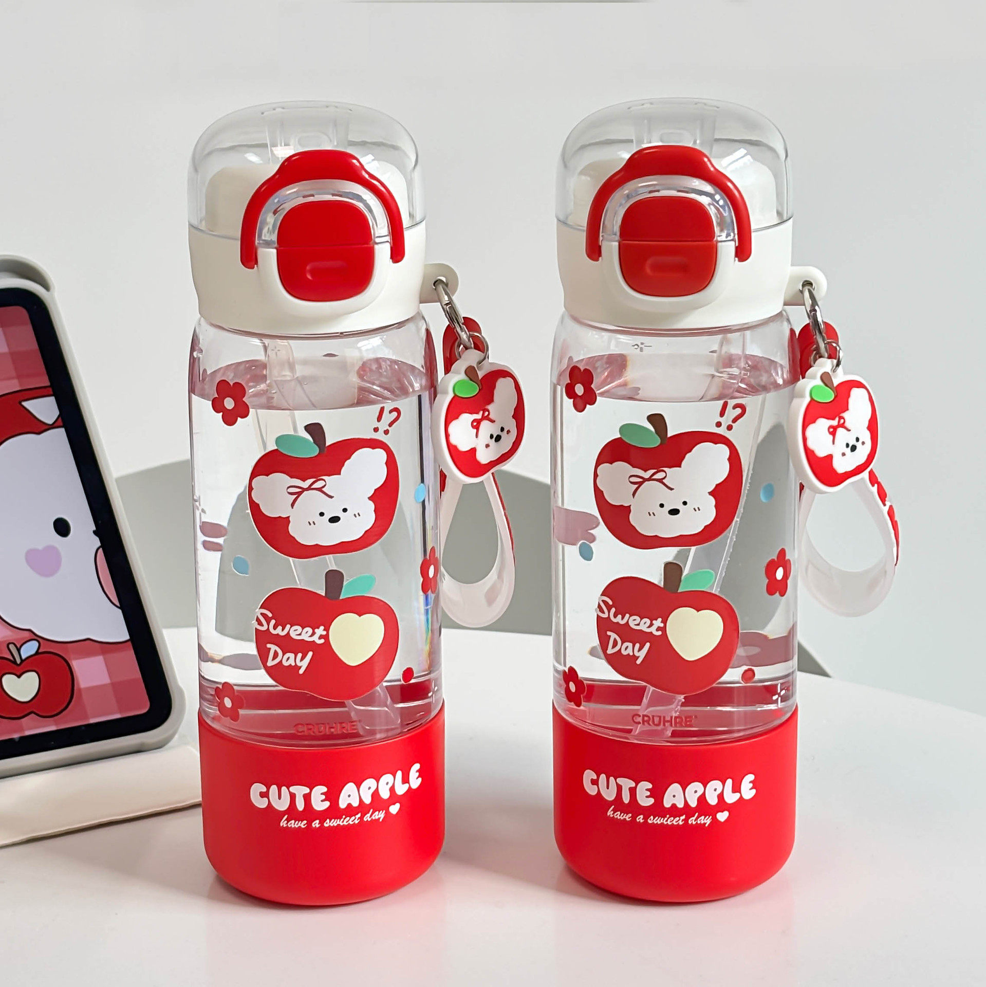 儿童水杯2026新款小学生上学专用夏季女孩高颜值tritan双饮吸管杯,餐饮具,吸管杯,淘宝优惠券,粉丝福利购,淘宝优惠卷