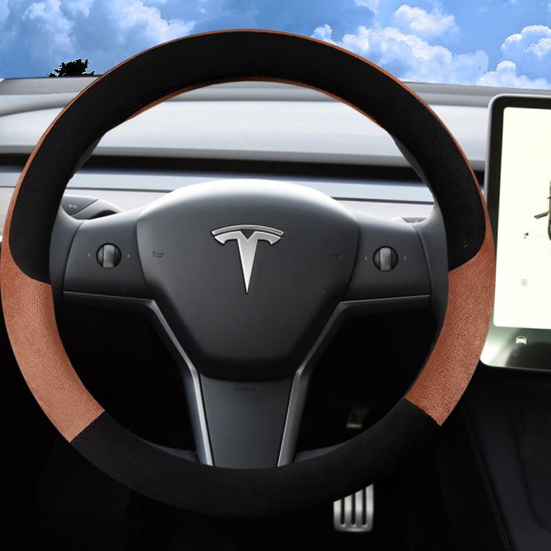 四季通用汽车真皮把套model3