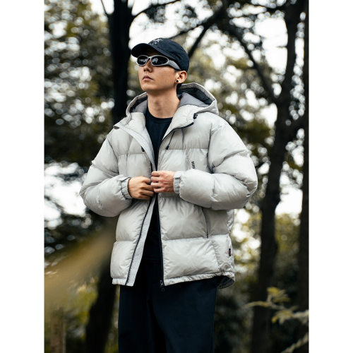 石墨烯锁温保暖棉服外套男