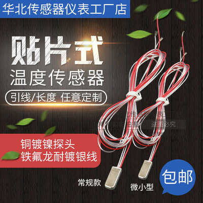 PT100贴片式防水表贴铂电阻探头