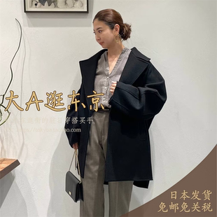 大A逛东京CHAOS日本代购 高级羊毛呢大衣外套3色