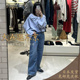 日制 休闲百搭牛仔裤 大A逛东京RV日本代购 引进款