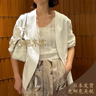 6折大A逛东京Edition日本代购 针织拼接无领西装外套