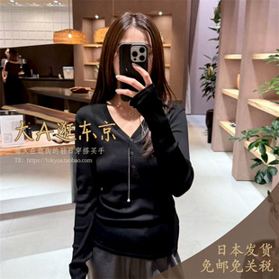 VIP7折大A逛东京Chaos日本代购 上衣3色 纯棉薄透长袖