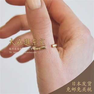 大A逛东京TEN日本代购 简约百搭戒指指环rggs-0169/rgs-0169