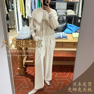 垂坠舒适透气抽绳松紧腰阔腿裤