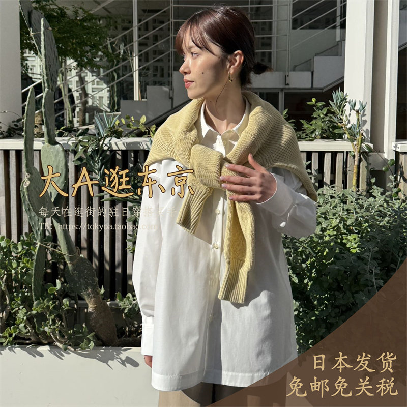 限时新品大A逛东京RV日本代购 棉质糖果色圆领长袖针织套头衫