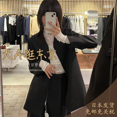 大A逛东京Edition日本代购 羊毛混纺拉链西装外套2色日本制