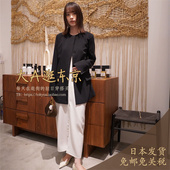 预约2月下大A逛东京byc日本代购 纯色吊带前开叉连衣裙日本制