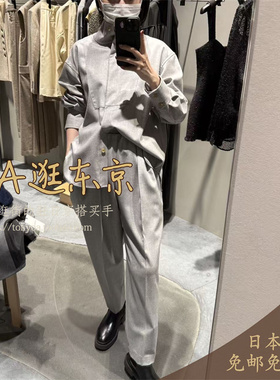 VIP7折大A逛东京depareille日本松紧腰羊毛休闲裤日制B1154AFP262