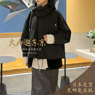 特价 前短后长连帽棉服外套2色日本制 7折大A逛Edition日本代购