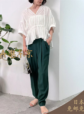 5折大A逛东京Adore日本代购 高腰时尚纯色百搭西装裤3色日本制