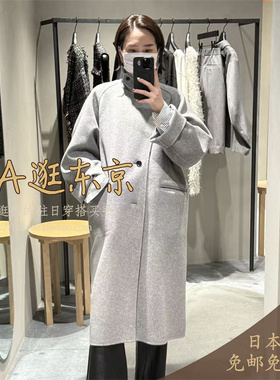 大A逛东京depareille日本代购 羊毛翻领大衣外套B1154AFC335