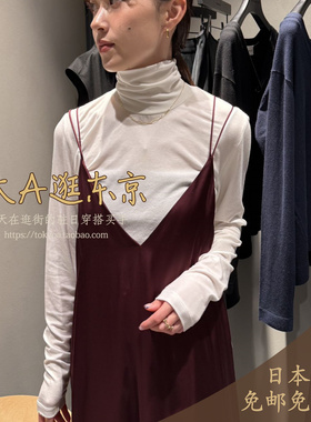 大A逛东京depareille日本代购 高领打底上衣4色日本制B1151AUB343