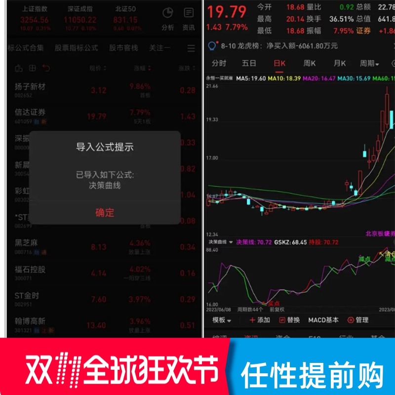 决策曲线指标,精准踩中买卖节奏