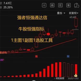 强者恒强通达信牛股恒强指标牛股恒强1主图1副图1选股工具