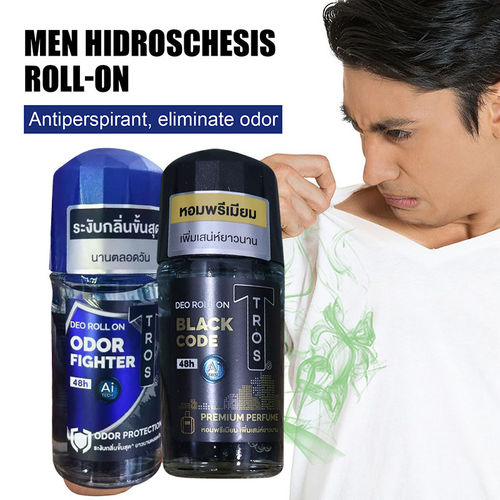 现货 泰国TROS男士止汗冰凉腋下滚珠露珠棒防臭流汗不沾衣 25ml