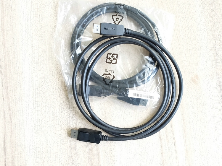 原装DELL戴尔DP线电脑显示器显卡连接1.8米高清线公对公4K全新