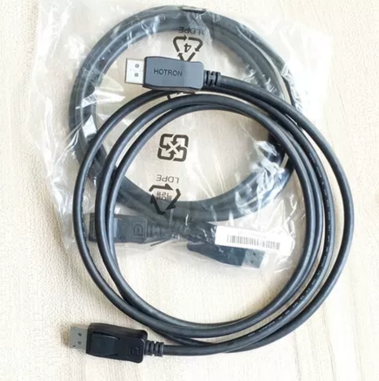 原装DELL戴尔DP线电脑显示器显卡连接1.8米高清线公对公4K全新