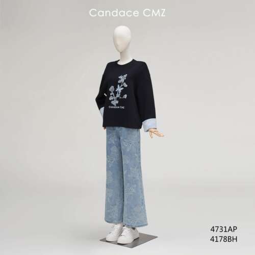 洪秀女 CANDACE 秋冬 新款 女装 4178BH  休闲  百搭 牛仔裤 1288