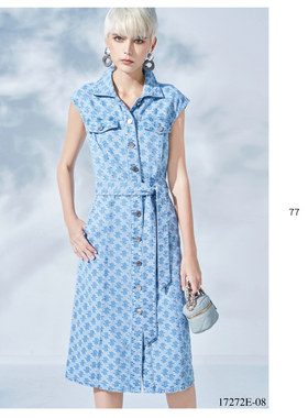 可议价 台湾女装 J景 春夏 新款 17272E 显瘦 气质 连衣裙  2180