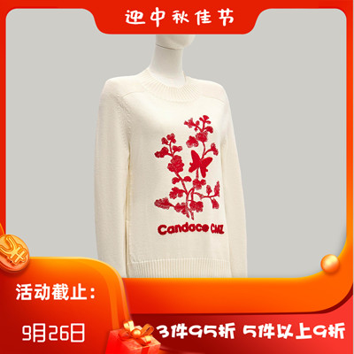 CANDACE 洪*女 秋冬 新款 女装 4107AR 休闲百搭 针织 上衣 1388