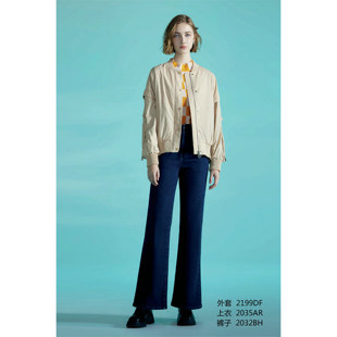 洪秀女 CANDACE 秋冬 新款 女装 2032BH 休闲 气质 百搭裤子 1880