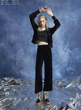 CANDACE 洪*女 秋冬 新款 女装 72831A 休闲 百搭 上衣 外套 1980