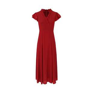 春夏新款 女 女装 5525CF 3988 CANDACE 显瘦气质休闲连衣裙 洪