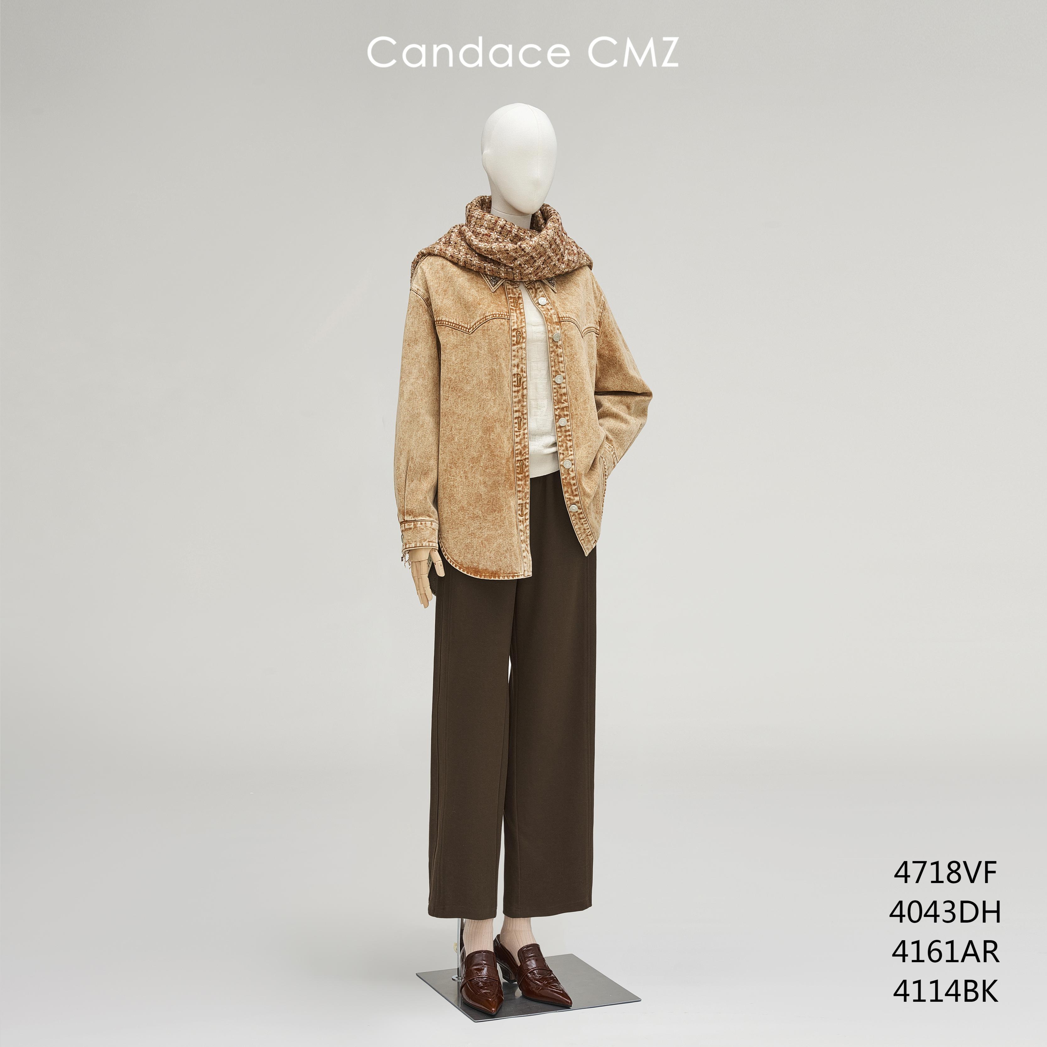 CANDACE 洪*女 秋冬新款 女装 4043DH 显瘦 气质 休闲 外套 1688