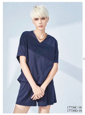 台湾女装 J景 春夏 新款 可议价 17736C 百搭显瘦休闲T恤  1380