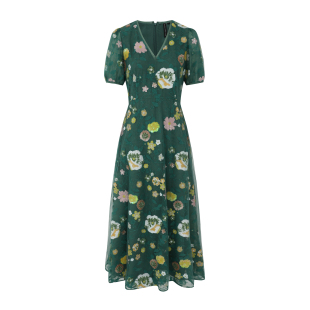 春夏新款 女 女装 5531CF 5488 CANDACE 显瘦气质休闲连衣裙 洪