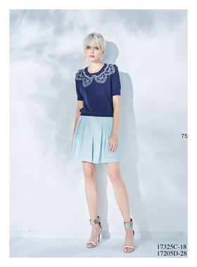 台湾女装 J景 春夏 新款 可议价 17325C 百搭显瘦休闲T恤  1680