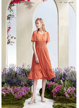 CANDACE 洪*女 春夏 专柜 女装 82258E 时尚 气质 连衣裙 2780