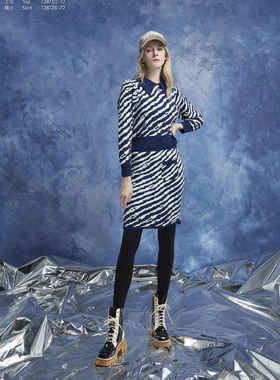 CANDACE 洪*女 秋冬 新款 女装 72872B 休闲 百搭 针织半裙 1280