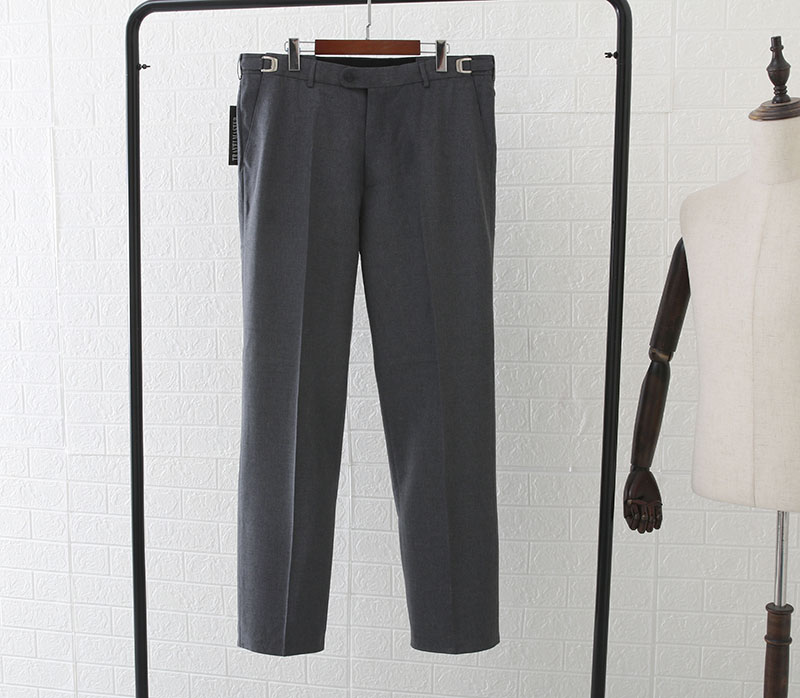 胖子加肥加大码商务免烫高腰长裤