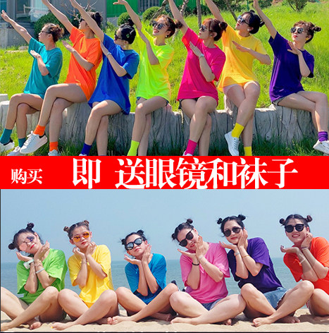 2026学生糖果色系夏季可定制班服