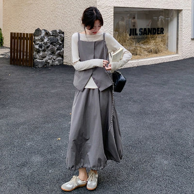 实拍工装穿搭一整套时尚