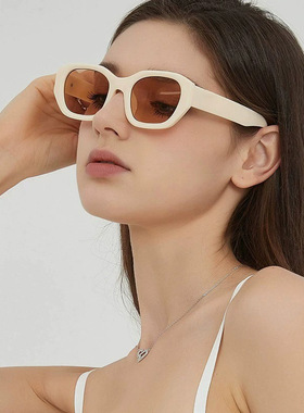 保罗雷朋官网欧美跨境高级感时尚茶色墨镜女士太阳镜度假旅游太阳