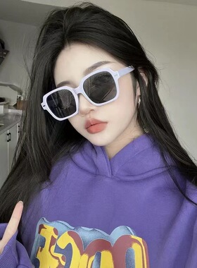 保罗雷朋官网2025新款洋芋紫色框方形大圆脸显瘦墨镜女潮韩版太阳