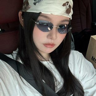 潮酷网红防 轻奢个性 保罗雷朋官网欧美高级感无框墨镜女款 2025新款