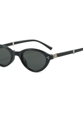 保罗雷朋官网美拉德红色墨镜女高级感复古椭圆形猫眼三角镜框小脸