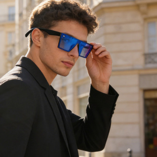 保罗雷朋官网墨镜男款 海洋片网红太阳镜女方形 高级感太阳镜uv400