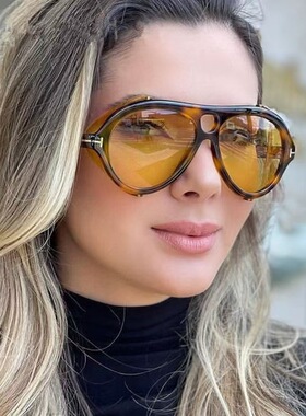 保罗雷朋官网2025新款小众设计双梁T字欧美蛤蟆墨镜ins朋克酷嘻哈