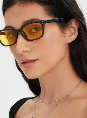 保罗雷朋官网素颜眼镜女浅黄色墨镜网红款ins风防紫外线太阳镜显