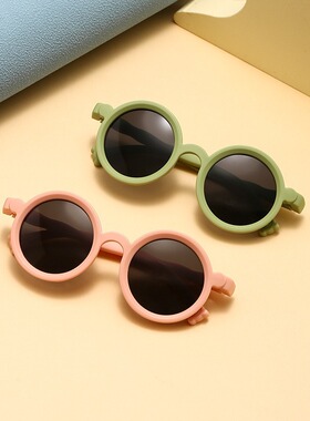 保罗雷朋官网大圆框儿童墨镜偏光防晒宝宝眼镜可爱时尚男童女童防