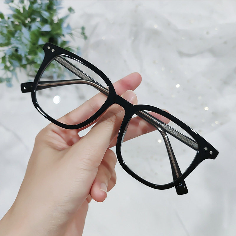 保罗雷朋官网新款米钉插针平光镜全框TR90镜架复古防蓝光眼镜经典